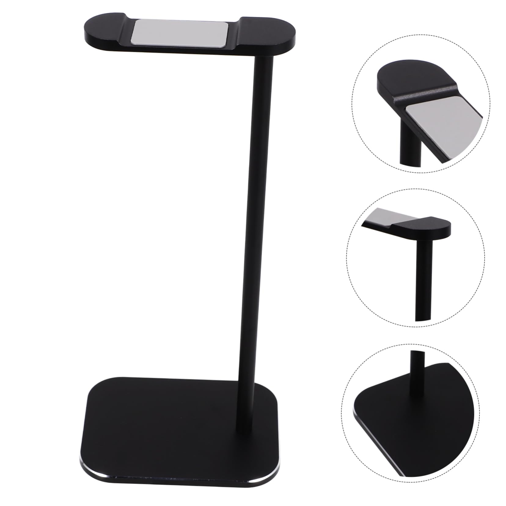Uonlytech Supporto Cuffie da Scrivania Nero in Lega di Alluminio