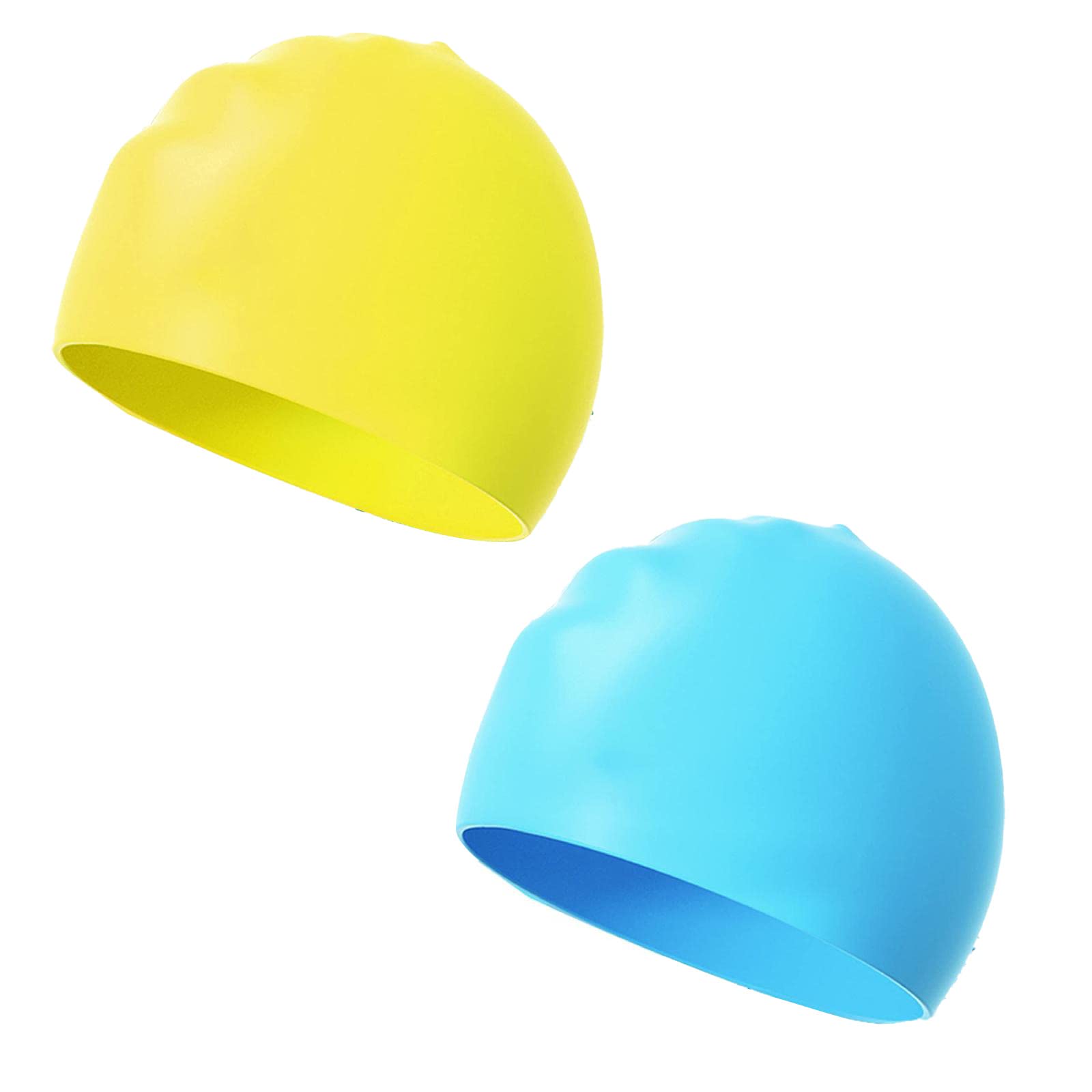 2 Cuffie Da Nuoto Per Bambini - Impermeabili Con Stampa Dinosauri, Elastico E Comfortevoli - Foto 2