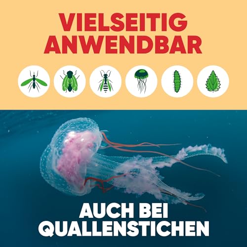 Autan Insektenstich-Gel mit über 95% natürlichen Inhaltsstoffen, zur Kühlung und Beruhigung der Haut nach Insekten- und Quallenstichen, mit Aloe Vera und Menthol, Travel Essentials, 1er Pack, (1x20ml) 2
