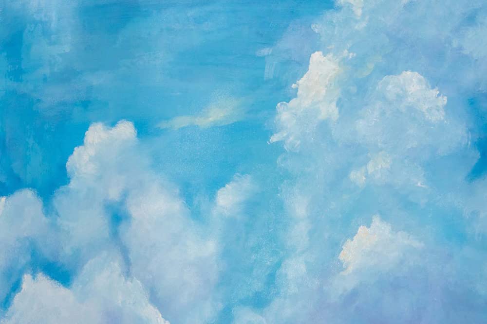 Kate 7×5ft Sky Clouds Photography Backdrop Blue Portrait Backdrop Abstract Background Fabric Photo Studio Props for Photographer Pictures