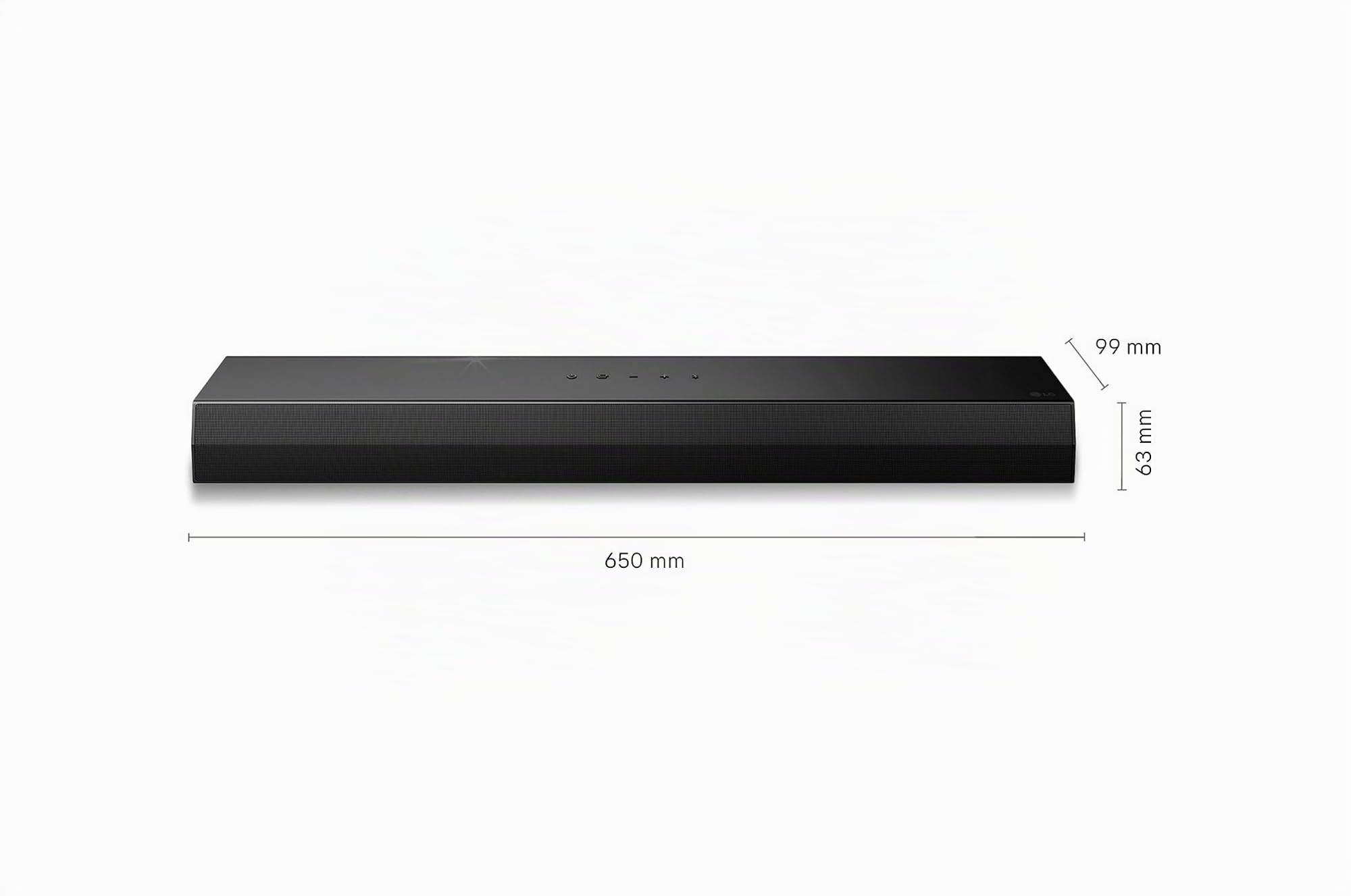 LG Soundbar S20A 2.0 Kan?le 50 W RMS Schwarz Bluetooth 5.3 HDMI ARC (S20A.CEUSLLK)
