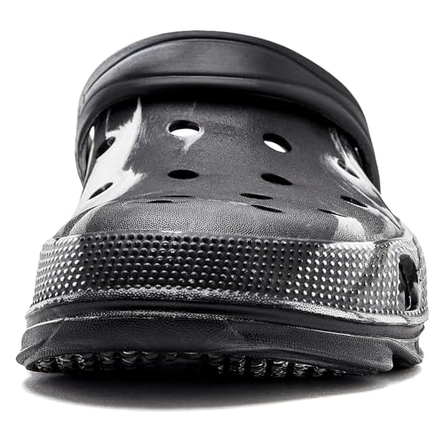 HOBIBEAR Unisex Garden Clog – Black and White — view 6