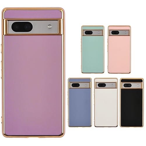 Pixel 7a ケース グーグル ピクセル7a Google Pixel7a カバー TPU ソフトケース おしゃれ かわいい スマホケース 携帯カバー スマホカバー 薄型 保護 耐衝撃 au softbank docomo パープル A015P7A