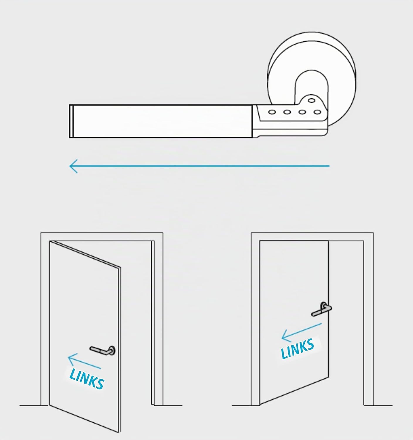 Yale Maniglia Elettronica da Porta Sinistra, Acciaio Inossidabile, Codice PIN con Fino a 9 Utenti + 1 Master, Facile da Installare, Ideale per Appartamenti, Uffici e Ingressi Secondari
