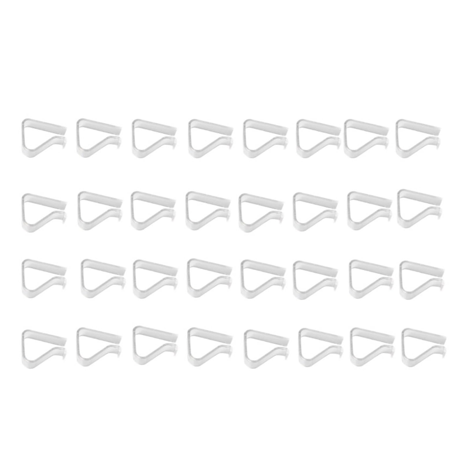 8–32 Stück transparente, Tischdeckenklammern, Kunststoff-Tischtuchklammern, Winddichte Tischdeckenhalter, Klemmen, Tischtuchhalter Für Tisch(32pcs)