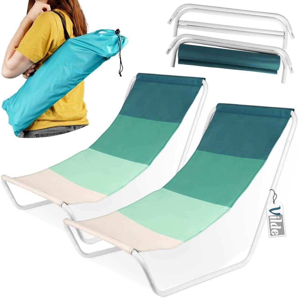 Vilde - Gartenliege Sonnenliege Klappbar - Sonnenliegen - Klappbare Garten...