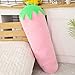 LDBJY Carota Cuscino Bambola Che Dorme Peluche Bambola Ragazza Carina Bambola Bambola 120 cm Rosa Fragola
