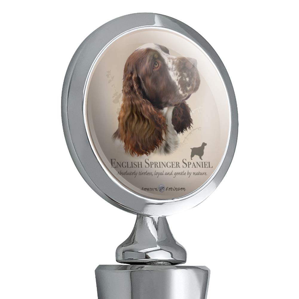 English Springer Spaniel Dog Breed Wine Bottle Stopper