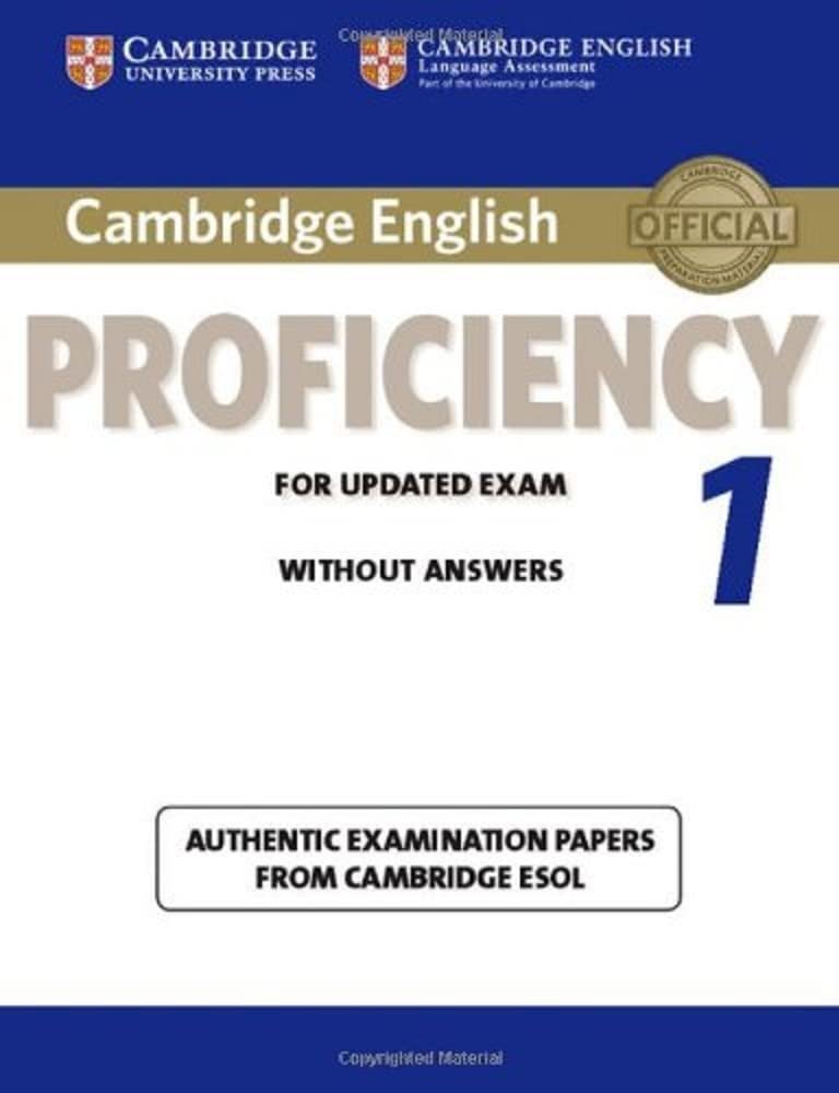 Cambridge English Proficiency 1 for Updated Exam Students Book
