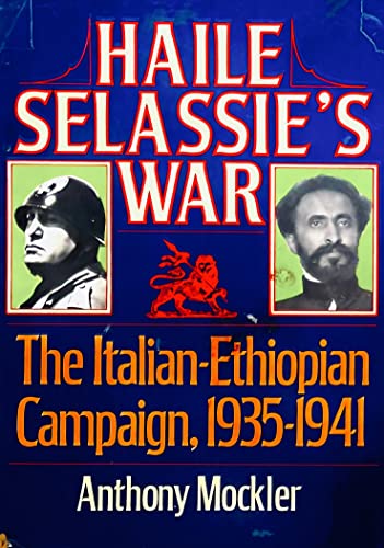 Haile Salassie's War: The Ethiopian-Italian Cam... 0394542223 Book Cover