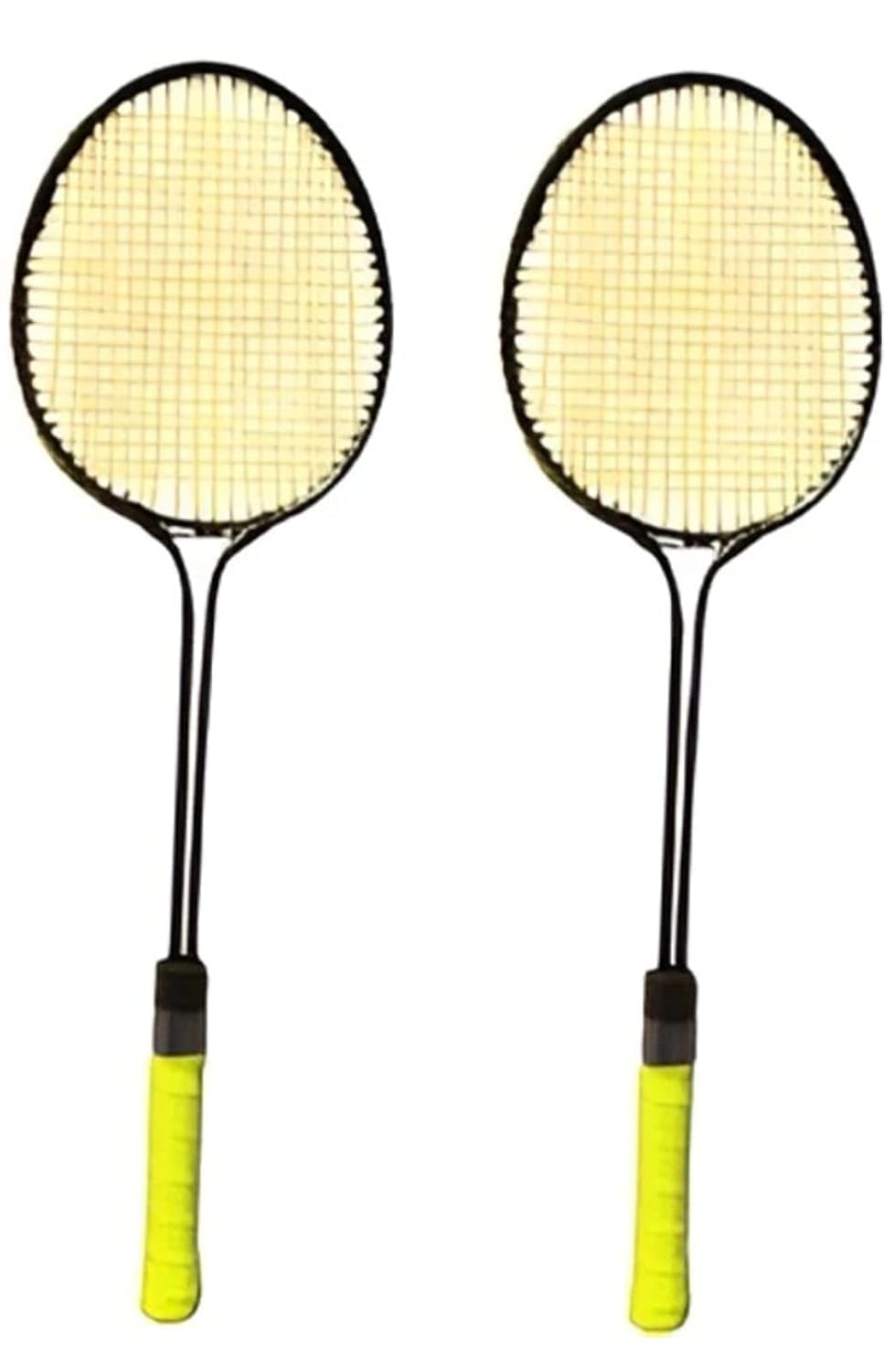 Lightweight Badminton Racket Set of 2 for Training | 2 Racquets Included, Professional Training, Yellow Grip Handle, Pre-Strung Frame, Indoor & Outdoor Use-image-26