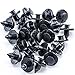 Rexka 25pcs Fender Liner Bumper Cover Splash Shield Push Type Retainer Clip Fastener Compatible with Nissan 01553-09321 Mitsubishi MR328954