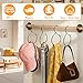 4 Pack Belt Hanger for Closet – Rust-Proof Belt Organizer & Tie Rack, Multi-Use Hanger for Scarves, Hats, Bags & Closet Accessories, Black
