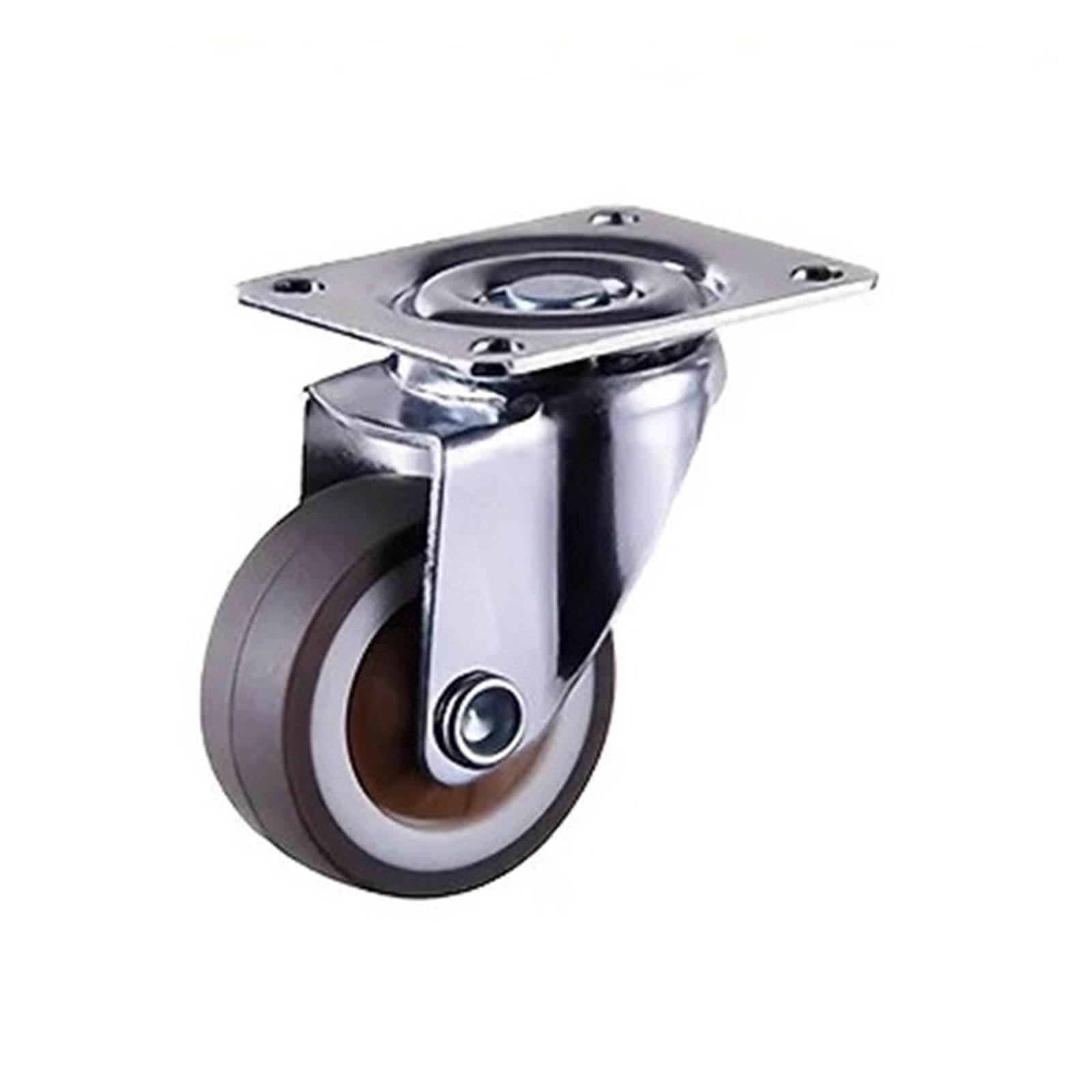 Ruote da 4 Pezzi da 2 Pollici for incantatore TPR Caster in Gomma a Fondo Piatto Universale Caster for mobili for impieghi for carrelli for mobili mobili