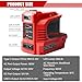 Behogan 220W Akku Wechselrichter für Einhell 18V Akku DC 18V auf AC 220V tragbares Netzteil Spannungswandler Adapter mit USB Type-C Anschluss DC12V und LED Lampe