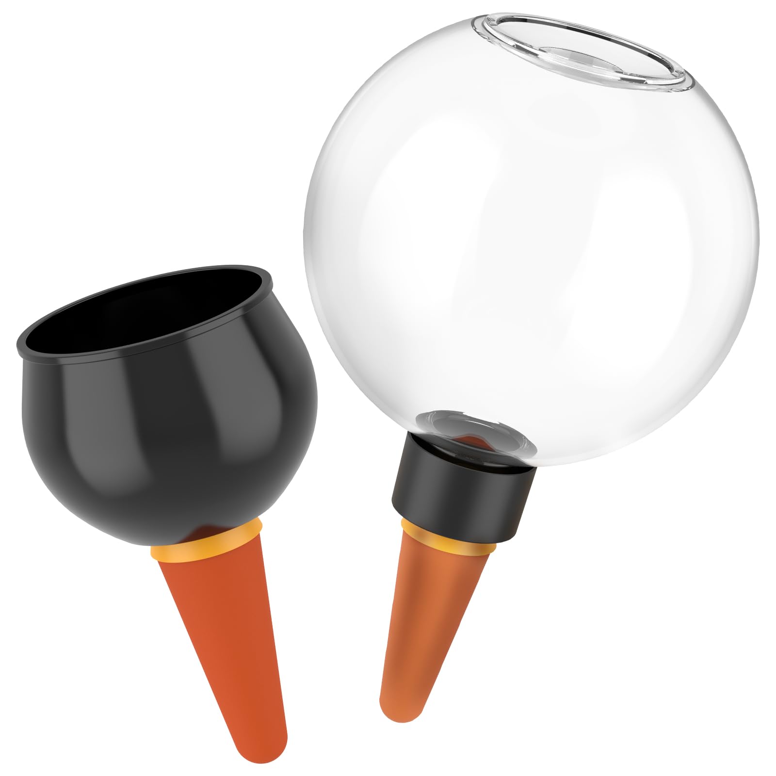 Sesaver 2/4Pcs Automatic Watering Globes 500ml/80ml Self Watering Planter Automatic Waterers Aqua Ball Drip Feeders Easy to Use Plants Self Waterings Globes for Plant Home Indoor Outdoor