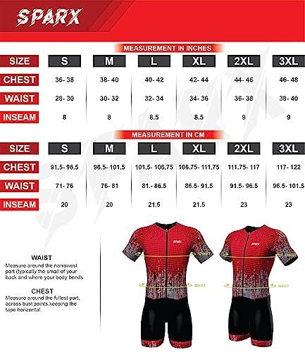 Sparx Elite Aerosuit Triathlon Terno masculino de manga curta Tri Suit