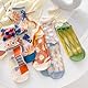Rbleote 10 Paar Nylon Socken Damen,Feinstrumpfsöckchen,Dünne Transparente Süße Socken,Blumenmuster,Stilvoll und Exquisit,mit Wäschesack,Geeignet für Damen und Mädchen