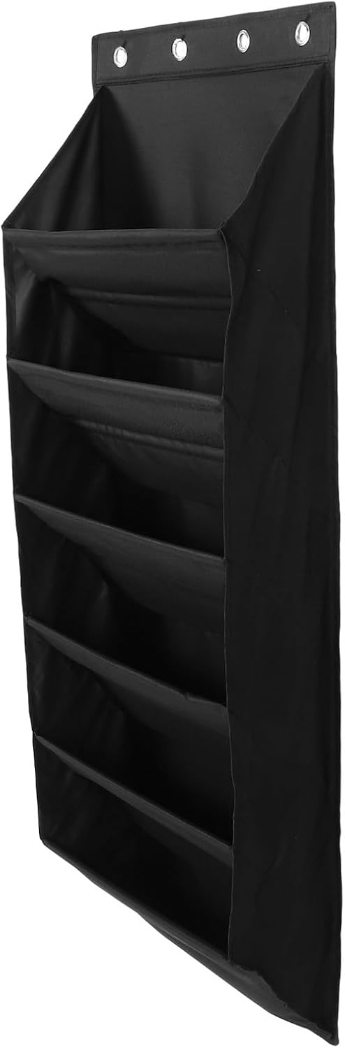 GALPADA The Door Shoe Organizer Hanging Pocket Bag Black Multi-layer Storage Bag for Small Shoes and Sundries Home Closet Door Hanger Organizer