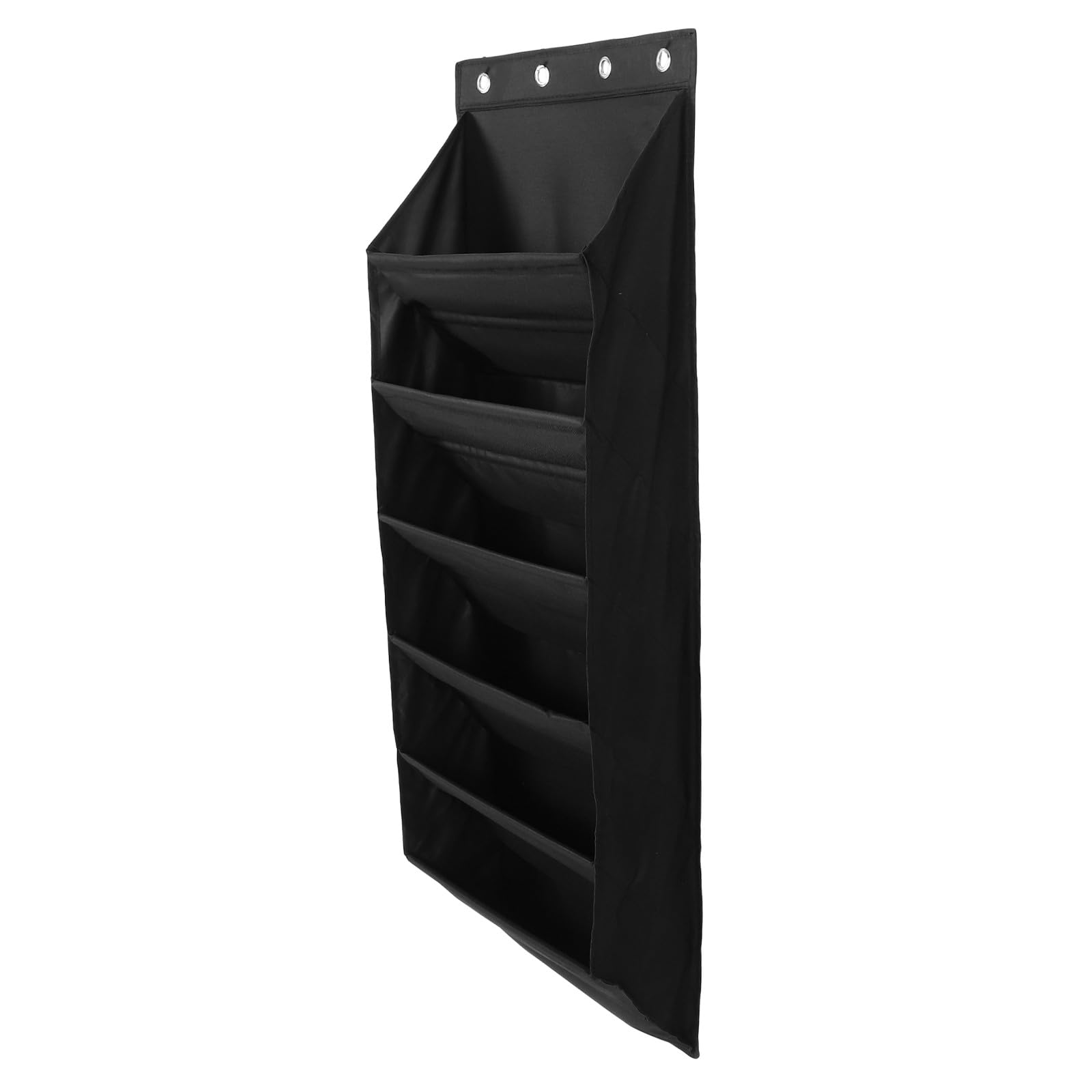 Artibetter Türhänger Multi Tasche Organizer Schwarzer aus Supatex Stoff Schuhbeutel mit Mehreren Taschen zur Praktischen Schuhaufbewahrung für Büro und Badezimmer