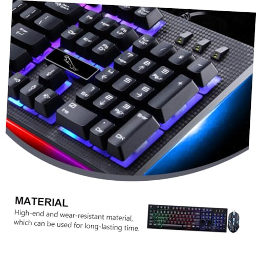 Clavier et souris USB lumineuses gaming mécanique PC