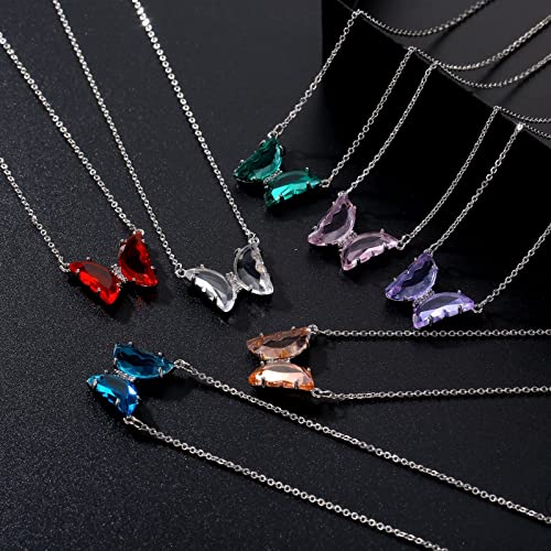 Joyas de boda de mariposa KnSam en plata, el regalo ideal para novias y damas de honor 3