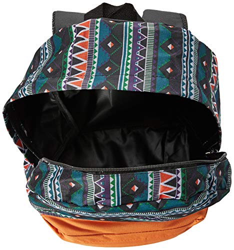 Mochila Casual, Poliester, Feminina, Laranja