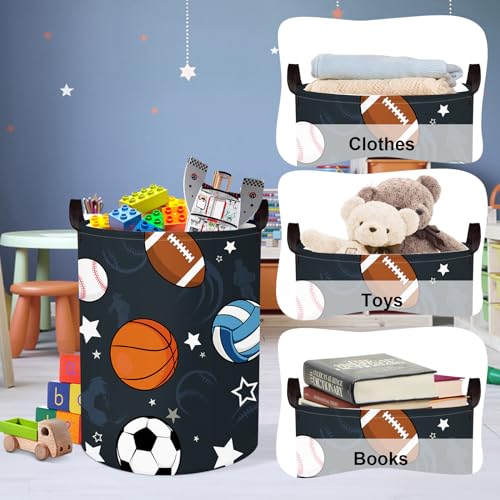 Clastyle CTS0073A 63L Large Sport Balls Kid Laundry Hamper thumb #4