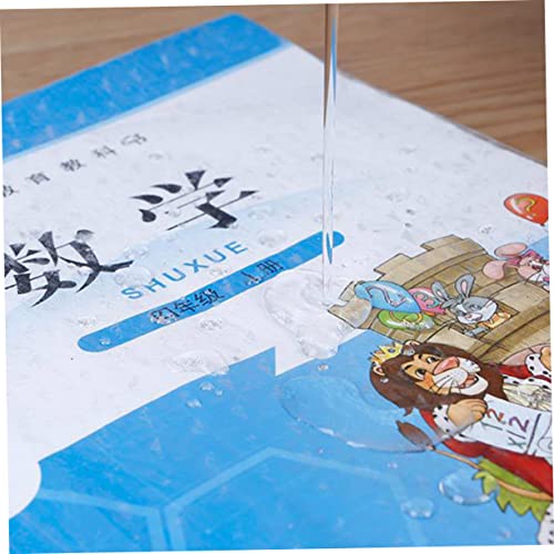 Hemoton 16 Pçs Capa De Livro Autoadesiva Protetores De Folha Transparente Protetor De Capa De Livro