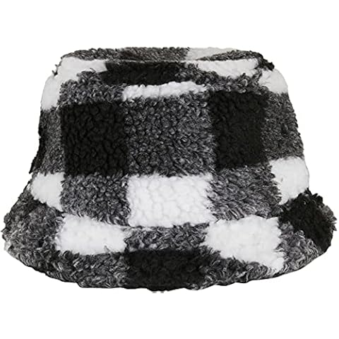 Gorro/Sombrero de Sherpa con Patrón de Cuadros Flexfit Cover