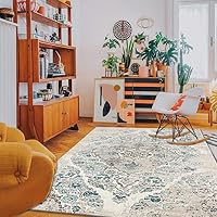 Amazon｜[DLAWF] ヴィンテージ風 ラグ 120*180 ラグマット ペルシャ柄