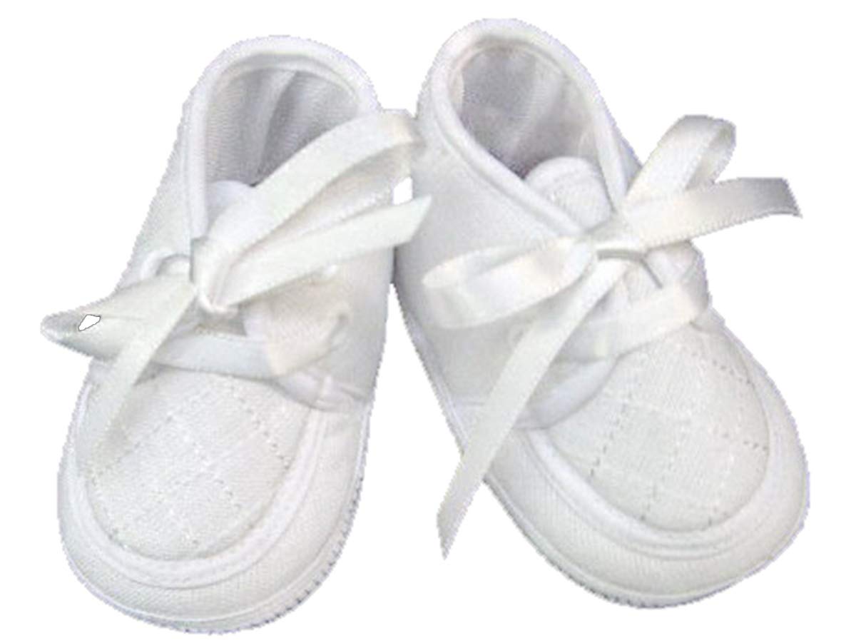 Will’Beth Boys White Christening Shoes A0146 (1 (3 Months))