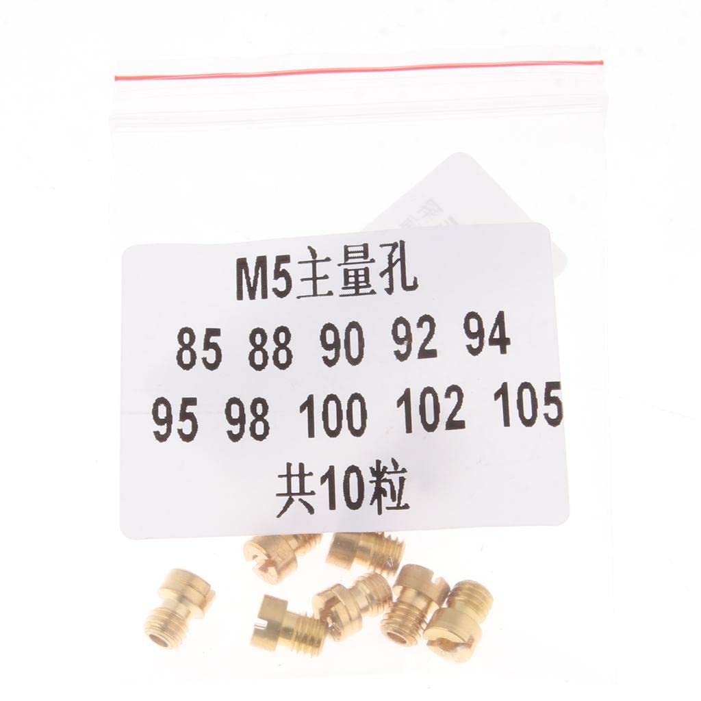 CALANDIS® Set 10 Main Jet For Keihin OKO KOSO PWK Carburetor 85 88 90 92 94 ... 105