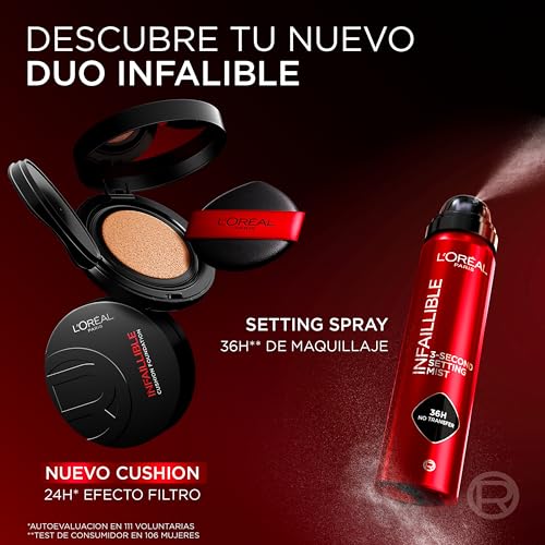 Base Cushion Infallible 127 Evita Retoques de Maquillaje 2
