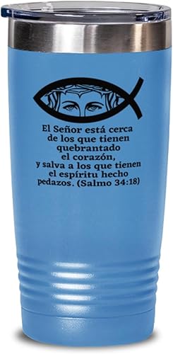 Regalo religioso para esposo en español para hombre o mujer taza de café para bautizo, primera comunión, confirmación, matrimonio - Vaso de Vino