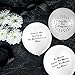 Gejoy 60 Pieces Memorial Balloons Funeral Remembrance Balloons to Release in Sky Memorial Day Decorations Celebration of Life Ideas for Death and Funeral, White and Silver