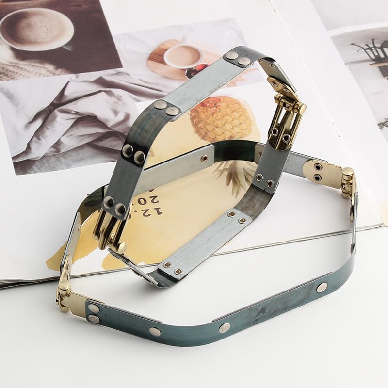 CIMAXIC 10pezzi Metalliche per Borse Clip Molla per Accessori Fai da Te per Portamonete e Borse Chiusura Argento