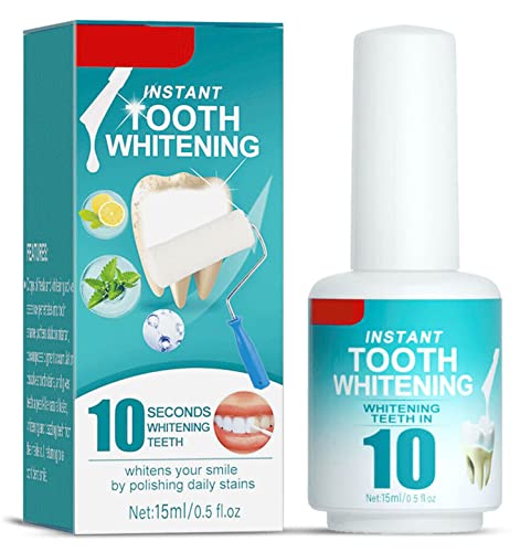 Vernice per denti, sbiancamento dei denti, vernice bianca a tenuta stagna, sbiancante istantaneo, per denti, 15 ml (1 pz)