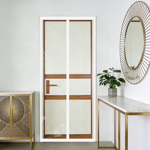 Rideau de porte magnétique à isolation thermique coupe-vent