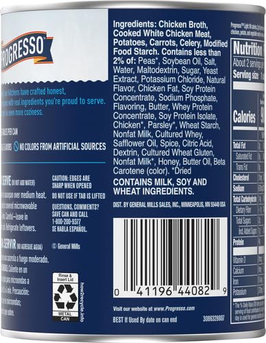 Image of Progresso Light, Chicken Pot Pie Style Canned Soup, 18.5 oz (Pack of 3)