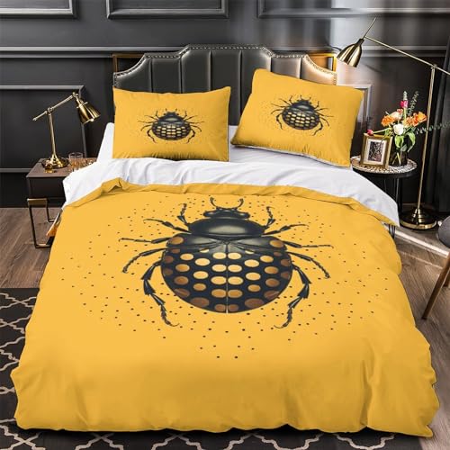 Housse de couette 3D abeilles finie la transpiration nocturne avec cette parure douce - 4