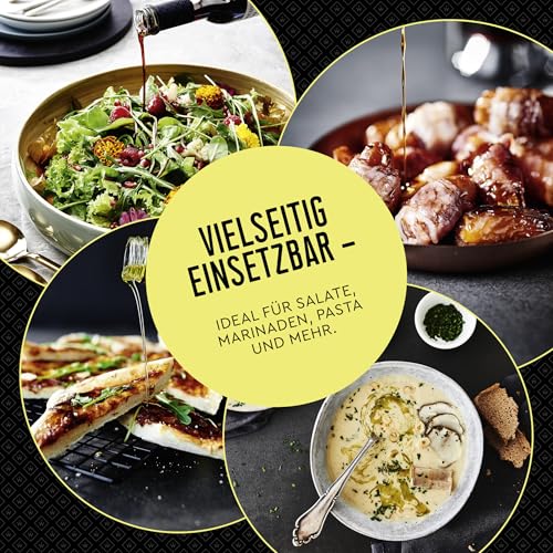 Wajos Geschenkset Essig Öl, 3 x 100 ml: Essig Öl Set als Geschenk für Männer und Frauen, Feinkost Geschenkset für die Küche