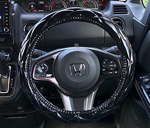 金属製 ステアリングカバー 約26cm Amazon | PROUD&DIONE ハンドルカバー 軽自動車 普通車 sサイズ