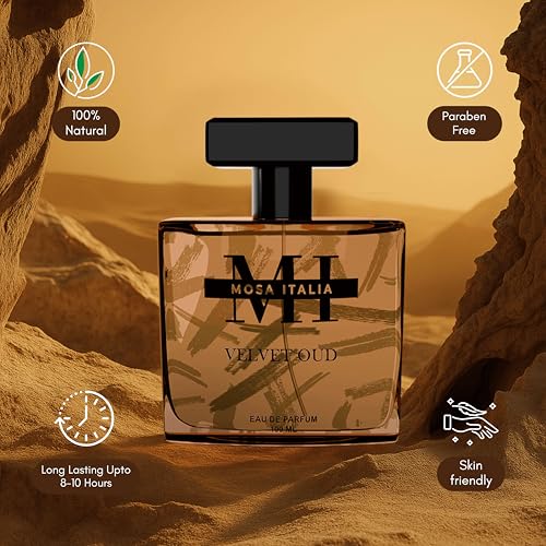 Image of Velvet Oud Perfume for Men & Women 100ml | Long Lasting Eau De Parfum | Luxury Fragrance with Citrus, Iris, Sandalwood & Amber