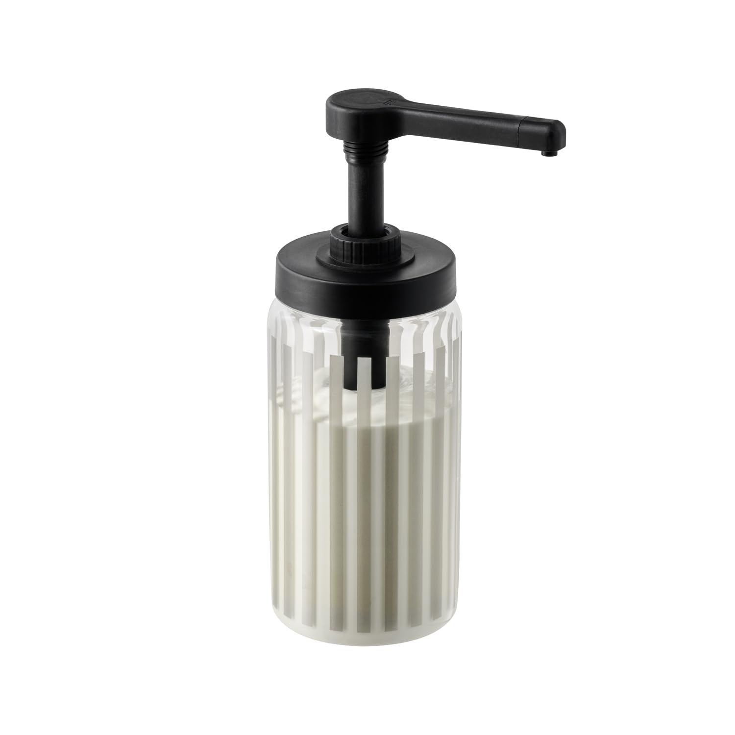 APS 93286 Distributeur DISPENSA - verre, 1 litre, Ø 10 cm, H : 27 cm, volume de distribution 15 ml