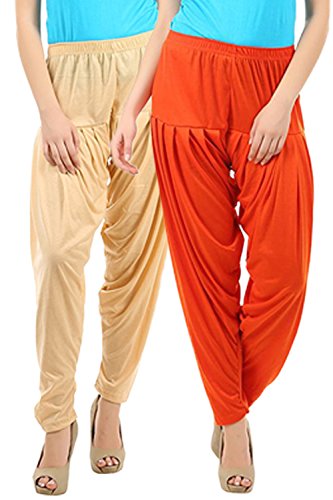 Image of Buy That Trendz Womens Patiala Pants Cotton Viscose Patiyala Salwar Harem Bottoms Pants