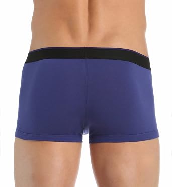 Papi Men's Stylish Brazilian Solid and Print Trunks (3-Pack of Men's Underwear)