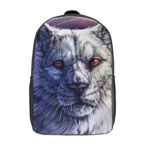 Sac à dos d'école mixte 17 pouces imprimé 3D multicolore pour ados