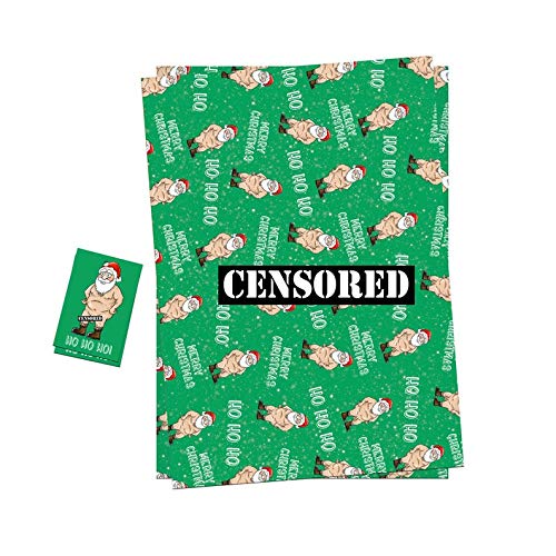 Buy Rude Christmas Wrapping Paper Funny Christmas Wrapping Paper 