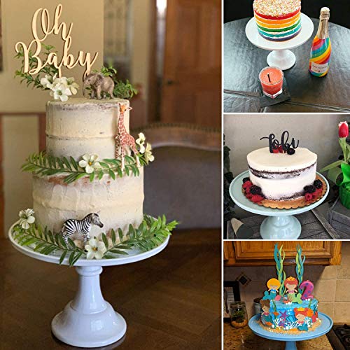 image for KLASKWARE Round Cake Stand 11.7